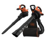 Black&Decker El.Laubsauger, 3000W Laubfangrucksack...
