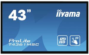 iiyama ProLite T4361MSC++B-Ware++43" 16:9 Full HD 24/7 Touch Display schwarz