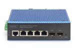 Digitus Industrieller 4+2 -Port L2 managed Gigabit Ethernet Switch