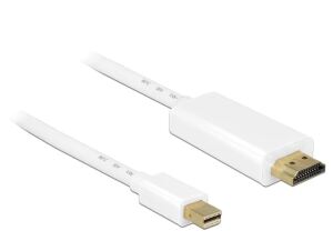 DeLOCK 83708 Videokabel-Adapter 3 m Mini DisplayPort HDMI Weiß