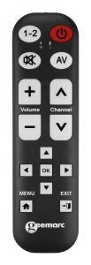 Geemarc Telecom TV-15 Fernbedienung Drucktasten