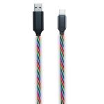 2GO 797146 USB Kabel 1 m USB B USB C Mehrfarbig