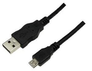 LogiLink 1m USB A-USB Micro B USB Kabel USB 2.0 Micro-USB B 0,48 Gbit/s Schwarz