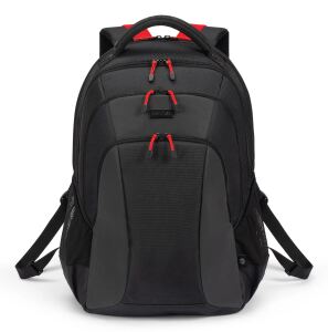 DICOTA D32119-RPET Rucksack Lässiger Rucksack Schwarz, Rot Polyester, Recyceltes Polyethylenterephthalat (rPET)