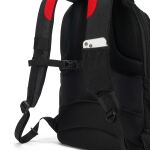 DICOTA D32119-RPET Rucksack Lässiger Rucksack Schwarz, Rot Polyester, Recyceltes Polyethylenterephthalat (rPET)