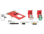 DELOCK Riser Card PCIe x4 -> U.2 SFF-8639 PCIe 4.0
