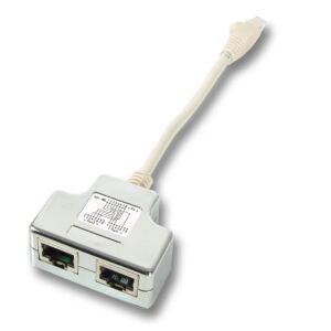EFB Elektronik K5123.015 Netzwerkkabel Silber, Weiß 0,15 m