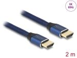 DELOCK Ultra High Speed HDMI Kabel 48Gbps 8K 60Hz blau 2m