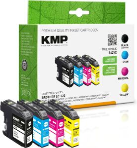 KMP B62VX Druckerpatrone 4 Stück(e) Kompatibel Schwarz, Cyan, Magenta, Gelb
