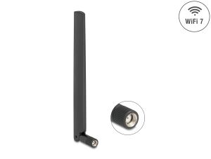 DELOCK WiFi 7 Antenne RP-SMA Stecker 2,0 - 4,4 dBi 17 cm omn