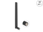 DELOCK WiFi 7 Antenne RP-SMA Stecker 2,0 - 4,4 dBi 17 cm omn