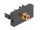 DELOCK Easy 45 Modul Cinch Buchse zu Cinch Buchse vergoldet