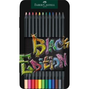 Faber-Castell 116413 Buntstift Beige, Schwarz, Blau, Braun, Grün, Grau, Hellblau, Hellgrün, Orange, Pink, Rot, Gelb 12 Stück(e)