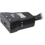 Inter-Tech 88887340 Tastatur/Video/Maus (KVM)-Switch Schwarz