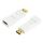 LogiLink CV0057 Kabeladapter DisplayPort HDMI Weiß, Gelb
