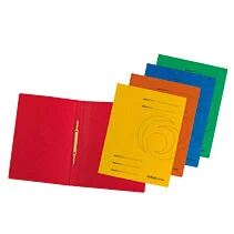 Herlitz 10902971 Sammelmappe Karton Blau, Grün, Orange, Rot, Gelb A4