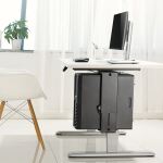 LogiLink EO0031 PC-Halterung Tischmontierte CPU-Halterung Schwarz