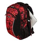 Herlitz Ultimate Graffiti Rucksack Sport-Rucksack Schwarz, Rot Polyester