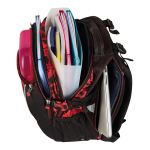 Herlitz Ultimate Graffiti Rucksack Sport-Rucksack Schwarz, Rot Polyester