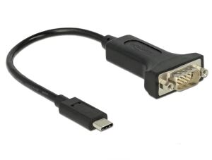 DeLOCK 63908 Serien-Kabel Schwarz 0,15 m DB-9
