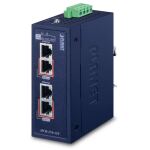PLANET Industrial 2-Port GE 802.3bt PoE Injector Hub 12V