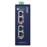 PLANET Industrial 2-Port GE 802.3bt PoE Injector Hub 12V