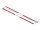 DELOCK Edelstahlkabelbinder L 500 x B 4,6 mm rot 10 Stück