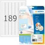 HERMA Etiketten Premium A4 25.4x10 mm weiß Papier...