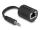 DeLOCK Stereo Audio Extender RJ45 Buchse zu 3,5 mm Klinkenstecker Cat.5 bis 50 m Set 2 Stück