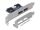 DELOCK Slotblech 2x eSATAp