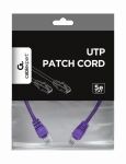 Gembird RJ45/RJ45 Cat5e 0.25m Netzwerkkabel Violett 0,25 m U/UTP (UTP)