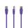 Gembird RJ45/RJ45 Cat5e 0.25m Netzwerkkabel Violett 0,25 m U/UTP (UTP)