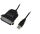 LogiLink AU0003C Paralleles Kabel Schwarz 1,5 m