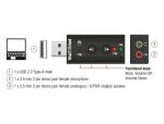 DeLOCK 63926 Audiokarte 7.1 Kanäle USB