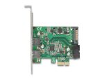 DeLOCK PCI Express x1 Karte zu 2 x extern USB 3.2 Gen 1 Typ-A + 1 x intern 19 Pin USB Pfostenstecker - Low Profile Formfaktor