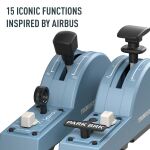 Thrustmaster TCA Quadrant Add-On Airbus Edition Blau Flugsimulation Analog / Digital PC