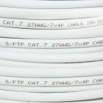LogiLink CPV0040 Netzwerkkabel Weiß 50 m Cat7 S/FTP (S-STP)
