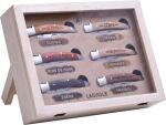 Laguiole Messer-Set 6tlg. klappbar mit Holzgriff