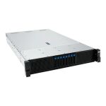 ASUS RS720A-E13-RS8G Socket SP5 Rack (2U) Schwarz, Silber