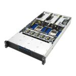ASUS RS720A-E13-RS8G Socket SP5 Rack (2U) Schwarz, Silber