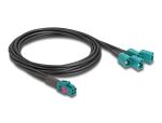 DELOCK Kabel Mini FAKRA Z Buchse quad zu 4 x FAKRA Z BU Atyp