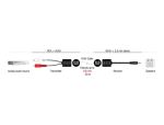 DeLOCK Stereo Audio Extender RJ45 Buchse zu 3,5 mm Klinkenstecker und RJ45 Buchse zu 2 x Cinch Stecker Cat.5 bis 50 m Set 2 Stück