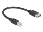 DeLOCK 81528 USB Kabel USB 2.0 0,2 m USB B USB A 0,48...