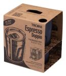 TROIKA ESPRESSO DOPPIO 160 ml Schwarz Edelstahl