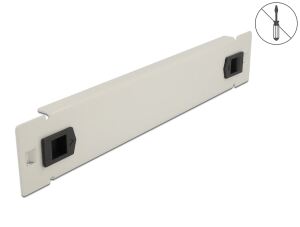 DELOCK 10" Netzwerkschrank Blindabdeckung werkzeugfrei 1 HE