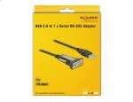 DeLOCK 65962 Serien-Kabel Schwarz 3 m USB Typ-A DB-9