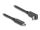 DeLOCK USB 10 Gbps Kabel USB Type-C Stecker zu USB Type-C Stecker gewinkelt oben / unten 1 m 4K PD 60 W mit E-Marker