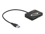 DELOCK Card Reader für XQD/SD/Micro SD + USB Typ-A Port