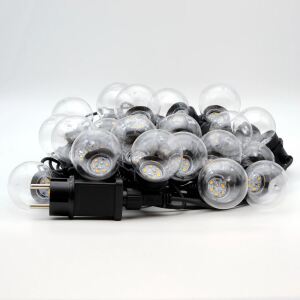RealPower 463627 Lichterkette 10 m 24 Lampen LED