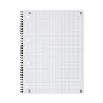 Oxford 400121610 Notizbuch A4+ 160 Blätter Schwarz, Grau